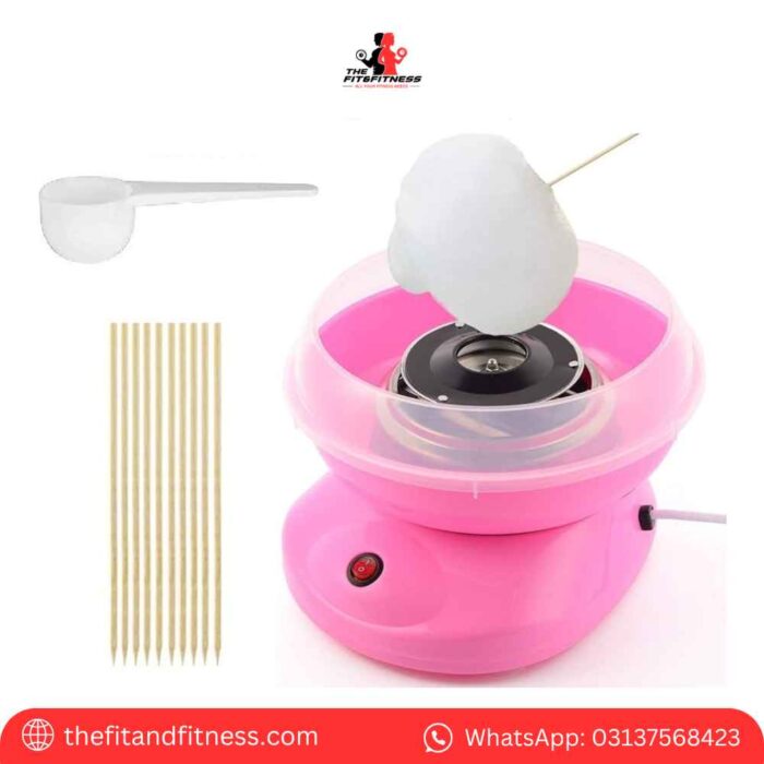 Mini Electric Cotton Candy Maker – DIY Sweet Sugar Floss Machine by thefitandfitness in Pakistan